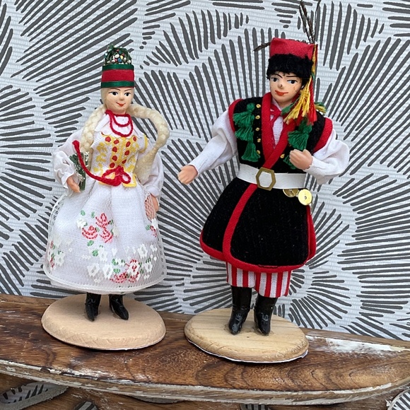 Collection of 10 Vintage International Souvenir Figures Dolls Traditional Dress - Picture 8 of 16